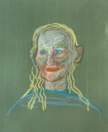 Mädchen  2006 - Pastell   51 x 41 cm